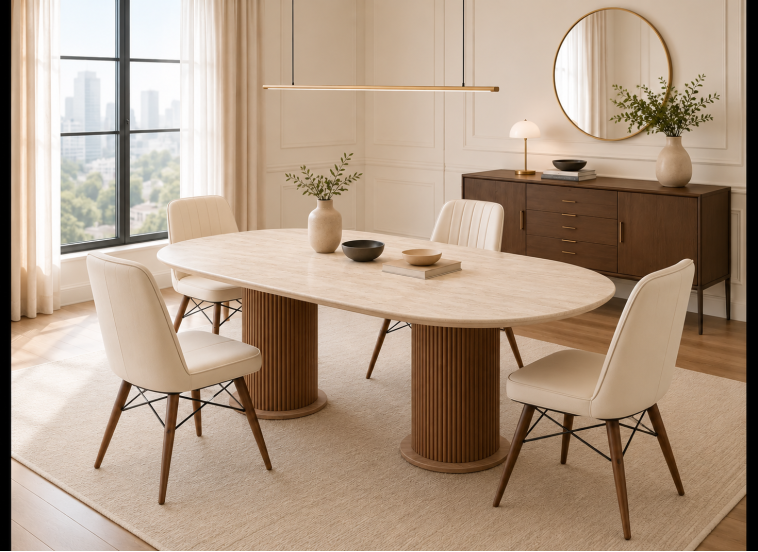 Σετ Τραπεζαρίας με 4 καρέκλες, Erika ,180x90x75 εκ. All4home