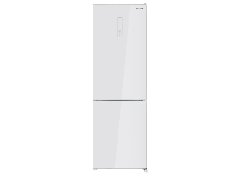 Ψυγειοκαταψύκτης Finlux FBN340W ΓΥΑΛΙ, 322 l, E, Χωρίς πάγο, Λευκό γυαλί