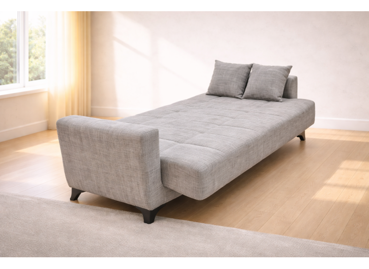 Σετ σαλονιού, Τριθέσιος - Διθέσιος - Πολυθρόνα  Modesto, Γκρί , All4home