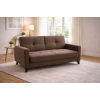 Διθέσιος Καναπές-κρεβάτι Modestole Καφέ 155x85x80εκ.