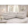 Γωνιακός καναπές κρεβάτι Alexander με αποθηκευτικό χώρο (αριστερή γωνία), Madrid 1384, 275x202 εκ, Silk