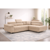 Γωνιακός καναπές κρεβάτι Alexander με αποθηκευτικό χώρο , αριστερή γωνία, MADRID 26, 275x202 εκ, Silk