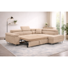 Γωνιακός καναπές κρεβάτι Alexander με αποθηκευτικό χώρο , αριστερή γωνία, MADRID 26, 275x202 εκ, Silk