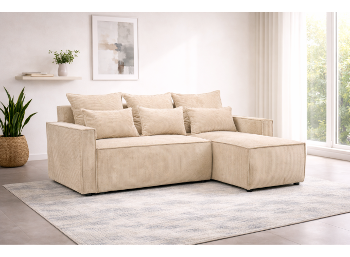 Καναπές Γωνία ,Comfort, 265x162x79 εκ. , All4home