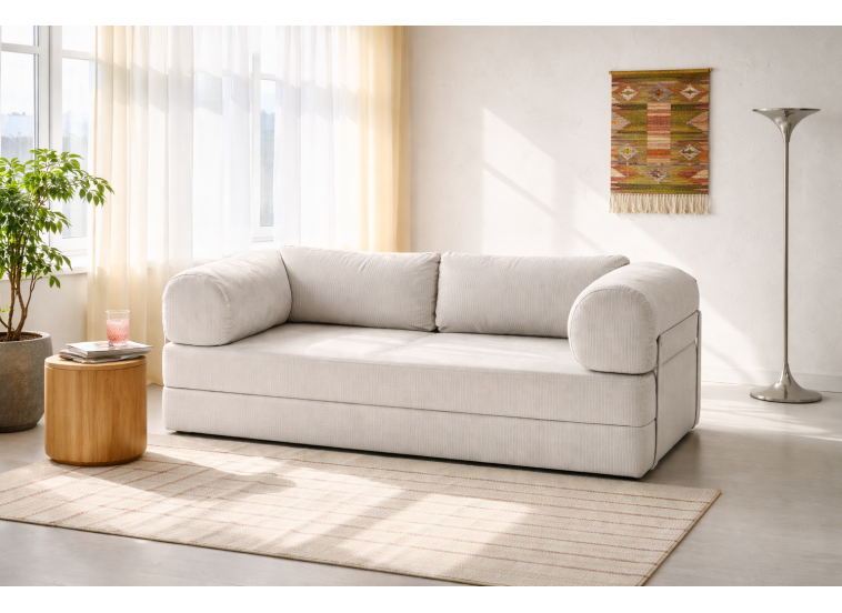 Καναπές - Κρεβάτι ,Vella Plus, 196 x 62 x 100 εκ. All4home