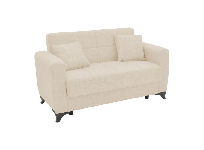 Διθέσιος Καναπές-κρεβάτι Μπέζ Ανοιχτό, Teodor ,155x85x80εκ, All4home