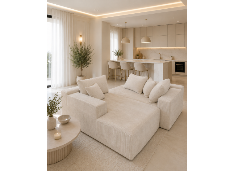 Καναπές Γωνία ,Comfort, 265x162x79 εκ. , All4home