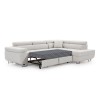 Γωνιακός καναπές κρεβάτι Alexander με αποθηκευτικό χώρο (αριστερή γωνία), Madrid 1384, 275x202 εκ, Silk