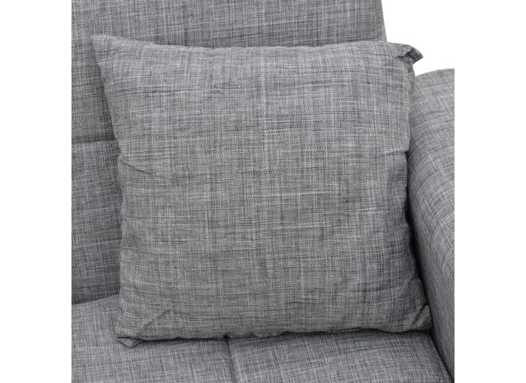 Σετ σαλονιού, Τριθέσιος - Διθέσιος - Πολυθρόνα  Modesto, Γκρί , All4home