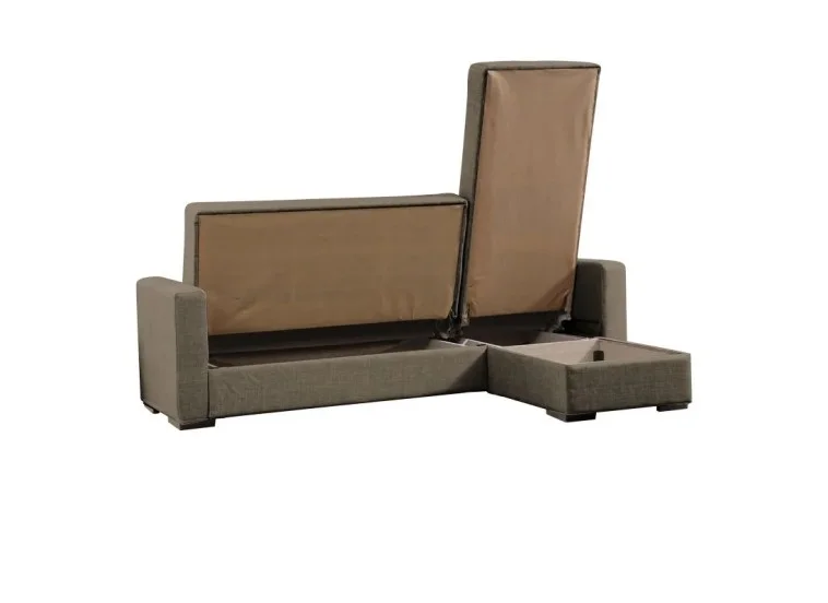 Γωνιακός καναπές-κρεβάτι New Dynamic Corner, Νο 69-002 Καφέ, 2770000070 , All4home
