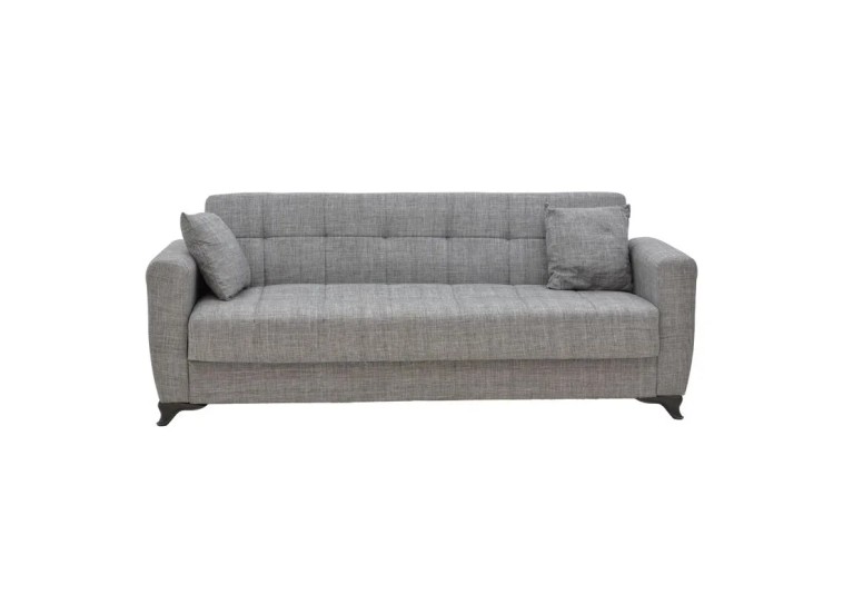Σετ σαλονιού, Τριθέσιος - Διθέσιος καναπές Modesto,Γκρί , All4home