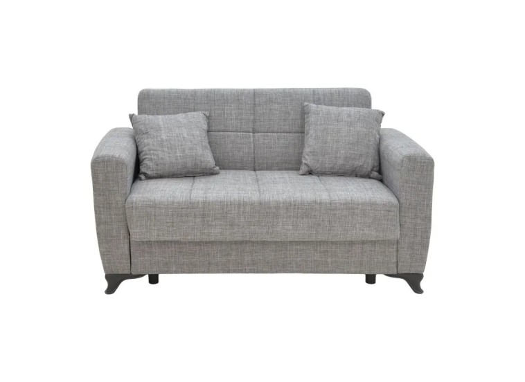 Σετ σαλονιού, Τριθέσιος - Διθέσιος καναπές Modesto,Γκρί , All4home