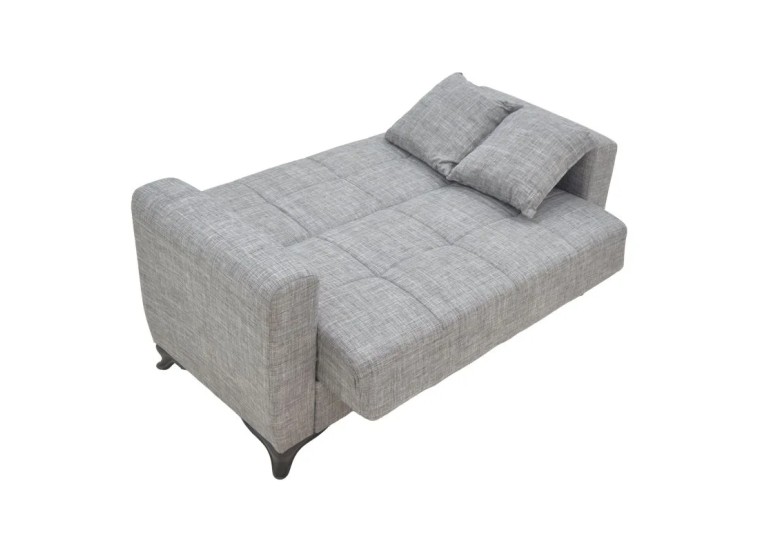 Σετ σαλονιού, Τριθέσιος - Διθέσιος καναπές Modesto,Γκρί , All4home