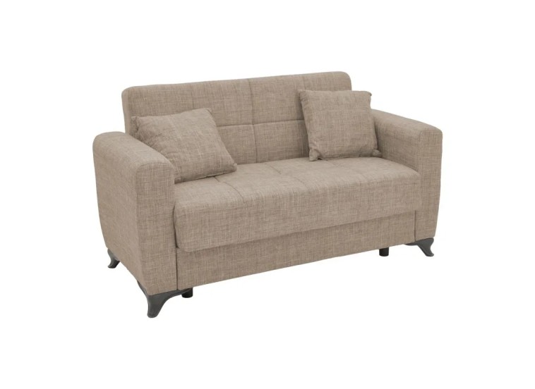 Σετ σαλονιού, Τριθέσιος - Διθέσιος καναπές Modesto,Μπεζ , All4home