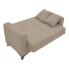 Σετ σαλονιού, Τριθέσιος - Διθέσιος καναπές Modesto,Μπεζ , All4home