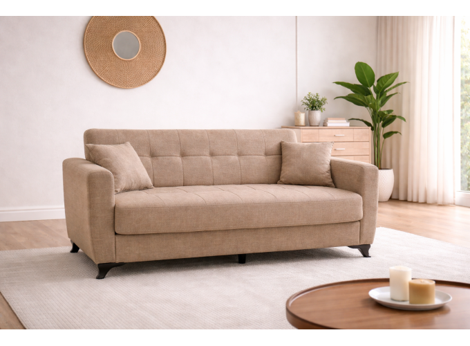 Τριθέσιος Καναπές-κρεβάτι MODESTO 3, Νο 06-002, κωδ. 2770000040, All4home