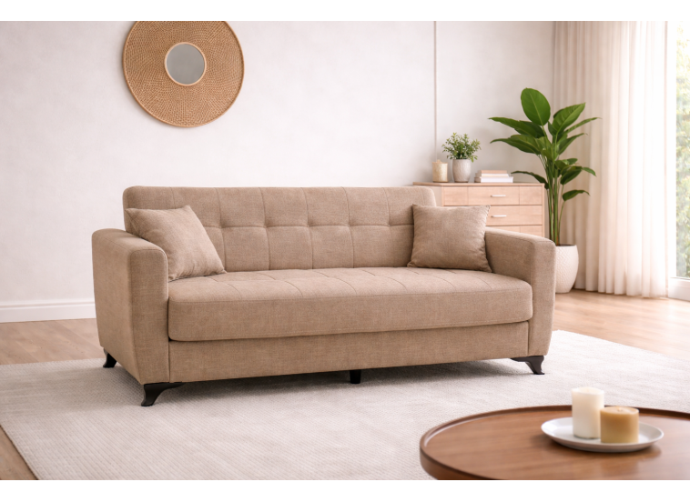 Τριθέσιος Καναπές-κρεβάτι MODESTO 3, Νο 06-002, κωδ. 2770000040, All4home