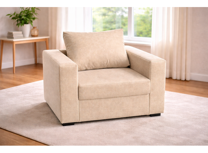 Πολυθρόνα, Serenata, Μήκος 96 χ ύψος 76 χ Βάθος 86 εκ.  Silk