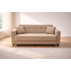 Σετ σαλονιού, Τριθέσιος - Διθέσιος καναπές Modesto,Μπεζ , All4home