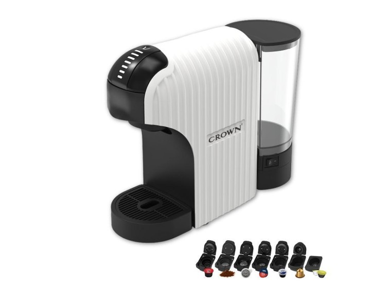 Μηχανή καφέ CCM-1531W 7 σε 1 με κάψουλες, Crown