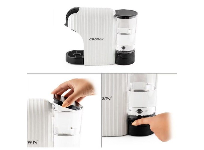 Μηχανή καφέ CCM-1531W 7 σε 1 με κάψουλες, Crown