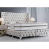 Fabric double bed with mattress and pillows Nerina, beige No. babyface 04, 160x200 cm, All4home Fabric double bed with mattress and pillows Nerina, beige No. babyface 04, 160x200 cm, All4home