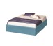Υπόστρωμα κρεβατιού Aria Textil επενδυμένο με ύφασμα για στρώμα 160/200, μπλε, 167/35/206, Genomax