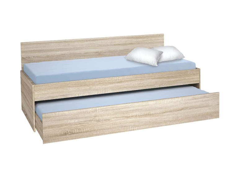 Κρεβάτι Καναπές με συρόμενο 2ο κρεβάτι Bisi Sandwich Σόνομα, 87,6x197,7x73cm, Genomax| All4home