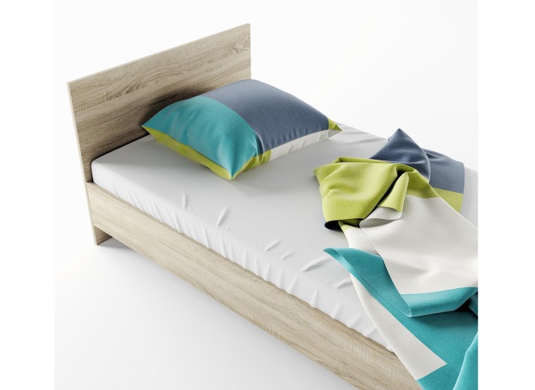 Κρεβάτι μονό 1212006 Σόνομα, 90/200, Genomax