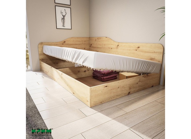 Κρεβάτι ημίδιπλο 1212009 Σόνομα, 120/190, Genomax