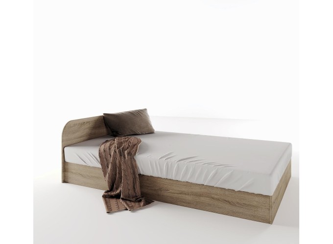 Ημίδιπλο κρεβάτι μπαούλο 1212011 Σόνομα, 120/190, Genomax