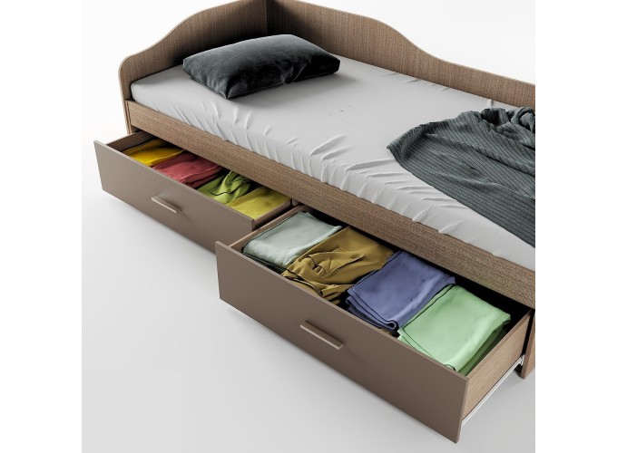 Κρεβάτι μονό 1212023 Μόκα, 90/200, Genomax 