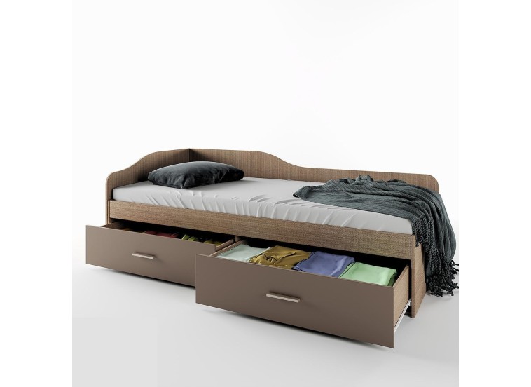 Κρεβάτι μονό 1212023 Μόκα, 90/200, Genomax 