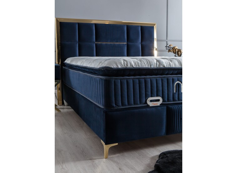 Κρεβάτι υφασμάτινο Nova με αποθηκευτικό χώρο, 90x190 εκ., All4home