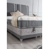 Κρεβάτι υφασμάτινο Torino με αποθηκευτικό χώρο, 120x200 εκ., All4home