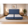 Σετ Κρεβατοκάμαρας Soft Line Blue, 3 τεμαχίων, Zeugma V-114 Grey ,180/200/110 εκ., All4home
