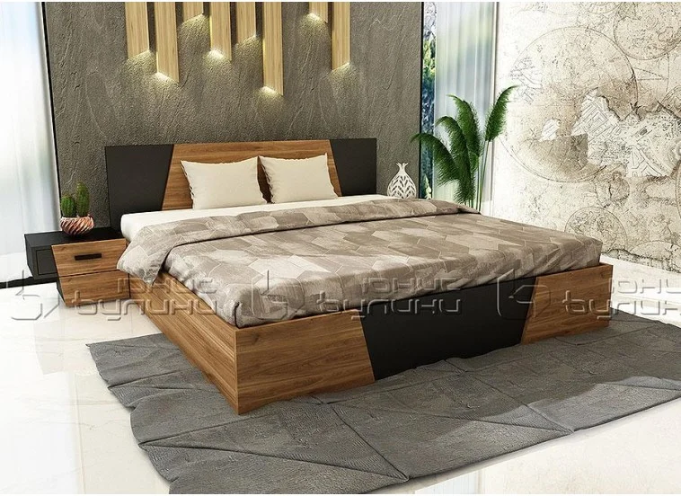 Σετ Κρεβατοκάμαρας 5 τεμαχίων Vario για Στρώμα 160/200,  164 x 204 x 80 εκ.  Genomax