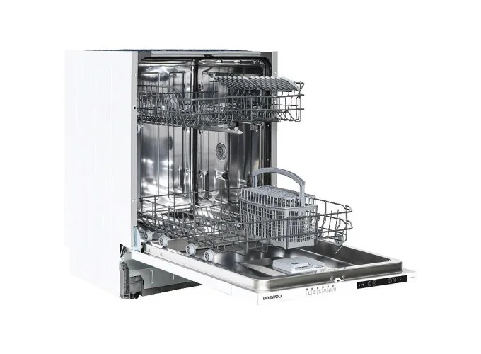 Εντοιχιζόμενο πλυντήριο πιάτων Daewoo DI1E6FW0RU, 12 σερβίτσια, 60 W, mm, E