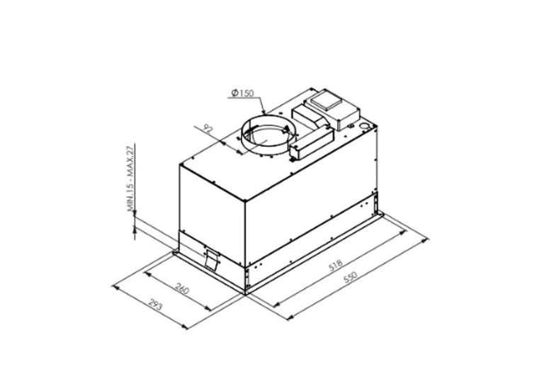 Απορροφητήρας Pyramis Τζάκι Plus 55cm 065036701 Απορροφητήρας Pyramis Τζάκι Plus 55cm 065036701