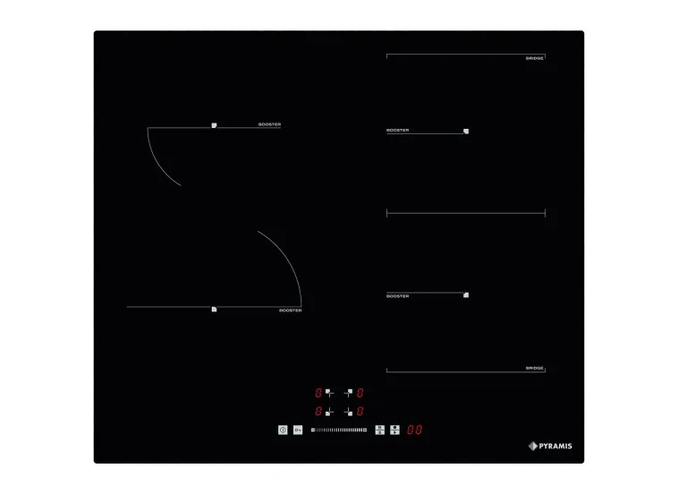 Pyramis PHI62432FMB Επαγωγική Εστία Αυτόνομη με Λειτουργία Κλειδώματος 59x52εκ. 174020130