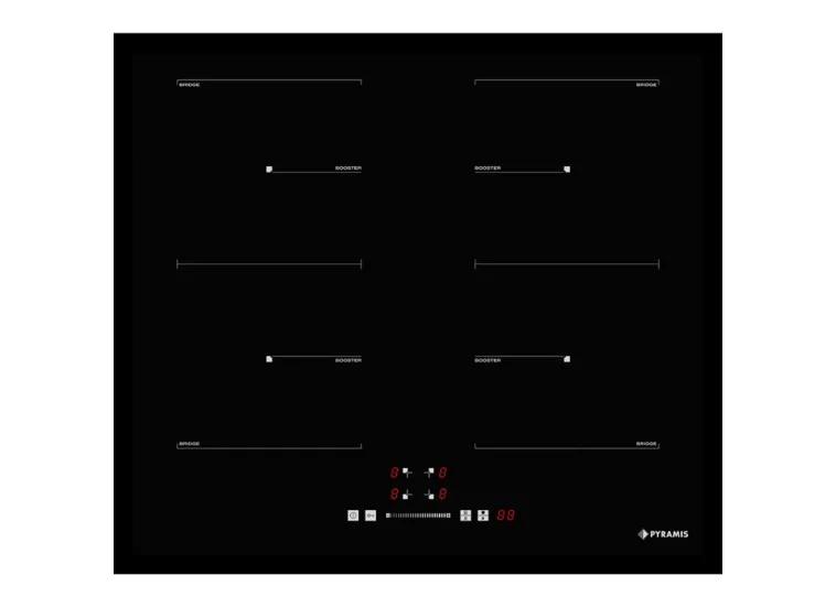 Pyramis PHI63432FMB 174020140 Επαγωγική Εστία Αυτόνομη με Λειτουργία Κλειδώματος 59x52εκ.