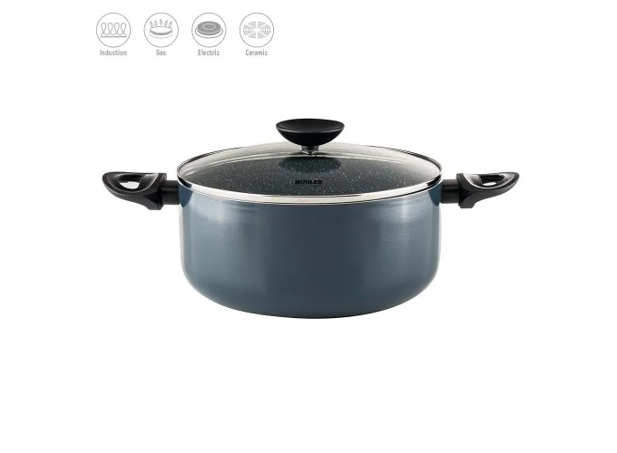 Βαθιά Κατσαρόλα από Αλουμίνιο, MR-2644, Muhler Nia 