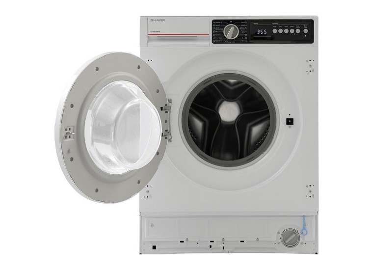 Εντοιχιζόμενο Πλυντήριο Ρούχων 8kg 1400 Στροφών ES-NIB814BWNA-EE , Sharp Εντοιχιζόμενο Πλυντήριο Ρούχων 8kg 1400 Στροφών ES-NIB814BWNA-EE , Sharp