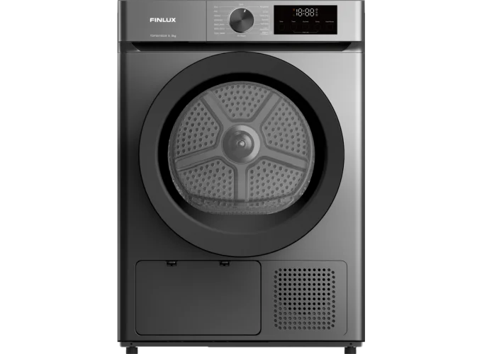 Στεγνωτήριο 9kg A++ με Αντλία Θερμότητας TDF9015DIX, E,Inox, Finlux