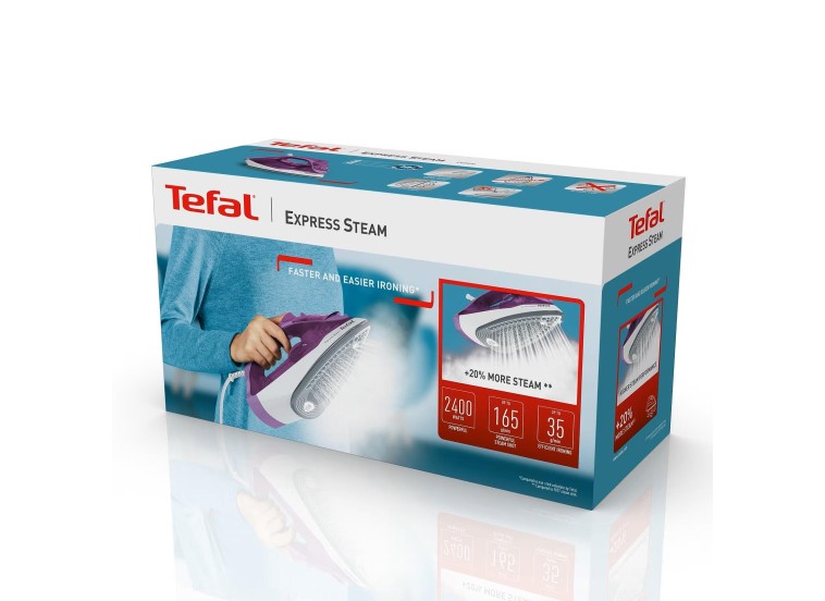 Σίδερο Ατμού,FV2836E0, 2400 W, 270 ml,Tefal Σίδερο Ατμού,FV2836E0, 2400 W, 270 ml,Tefal