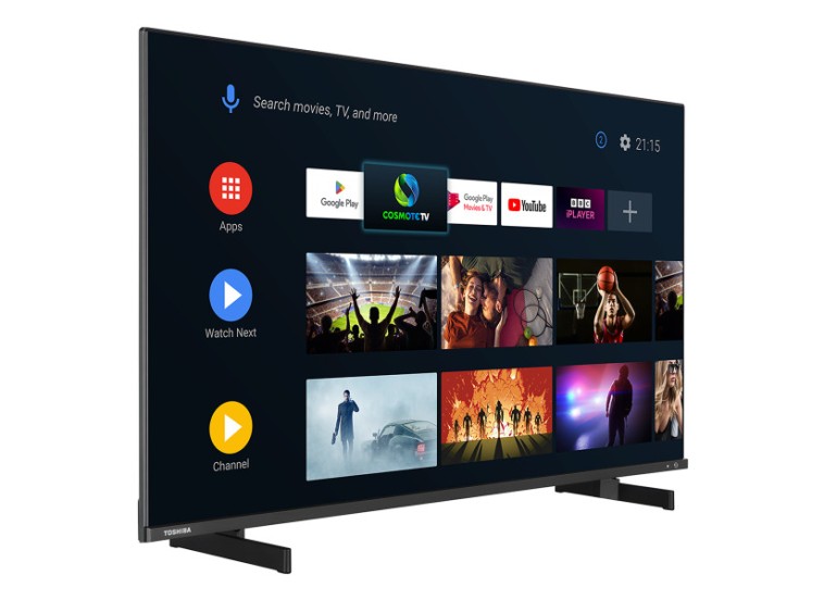 Smart Τηλεόραση 55" , Android , 4K UHD , QLED , HDR (2022), 55QA5D63DG, Toshiba Smart Τηλεόραση 55" , Android , 4K UHD , QLED , HDR (2022), 55QA5D63DG, Toshiba