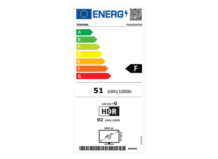 Τηλεόραση QLED 43 ιντσών, 43QA5D63DG, ANDROID SMART Toshiba Τηλεόραση QLED 43 ιντσών, 43QA5D63DG, ANDROID SMART Toshiba