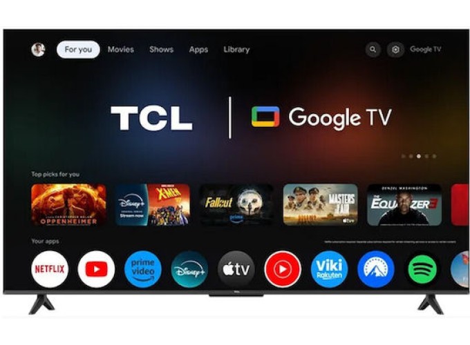 Τηλεόραση 55V6C , 139 cm, 3840x2160 UHD-4K , 55 ιντσών, Android, LED, Smart TV,TCL