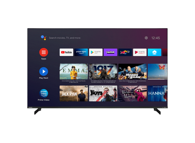 Τηλεόραση QLED 43 ιντσών, 43QA5D63DG, ANDROID SMART Toshiba
