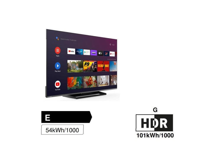 Τηλεόραση 50UA3E63DG ANDROID SMART, UHD-4K, 50" ίντσες, Android, LED, Smart TV,Toshiba